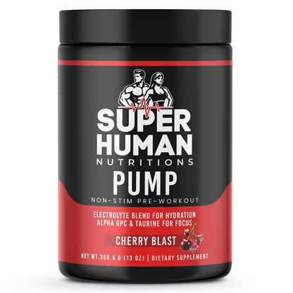 Pump Non - Stim Pre - Workout Cherry Blast 312g w/ Natural Flavo