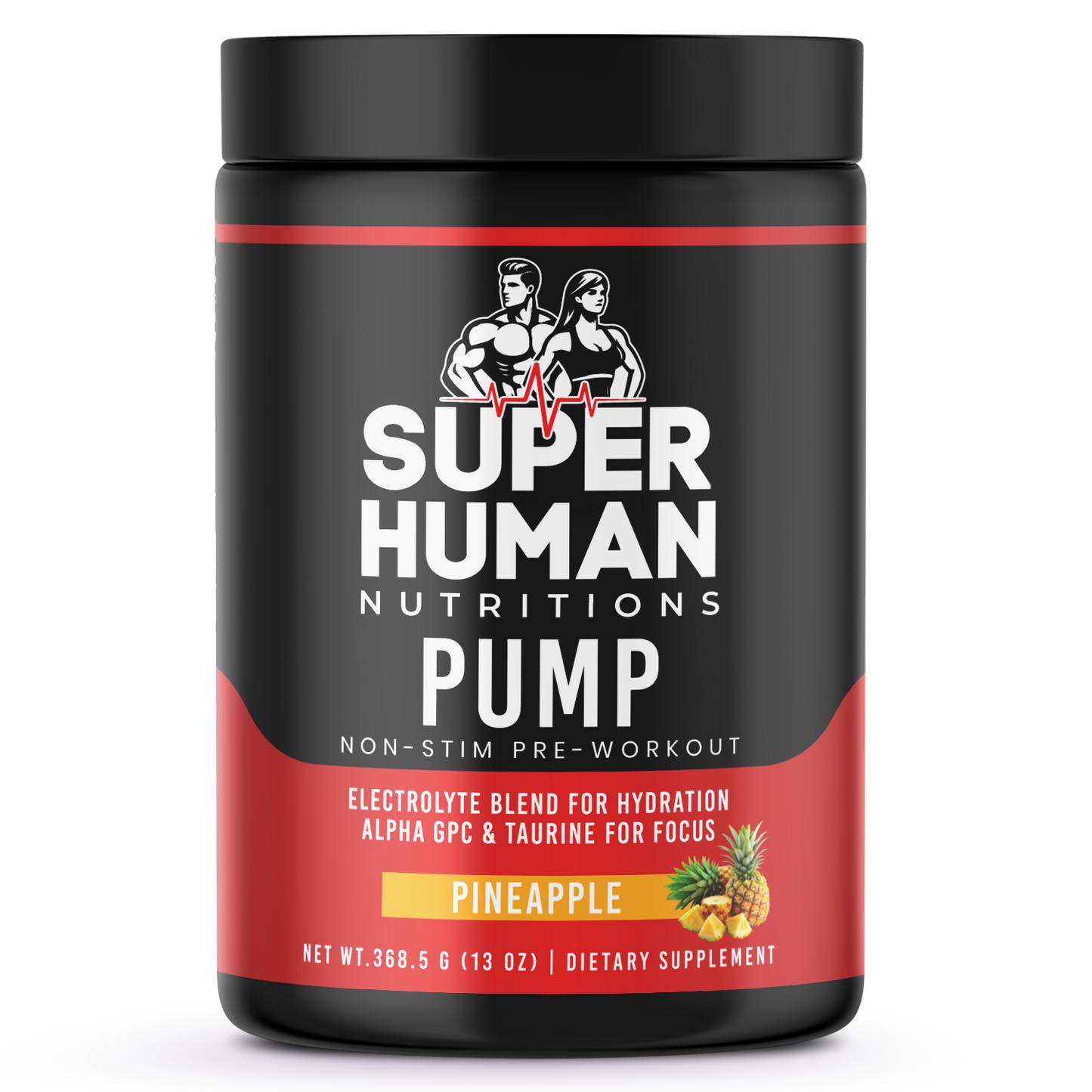 Non - Stim Pump Pre - Workout: Pineapple 312.5g w/ Natural Flavor
