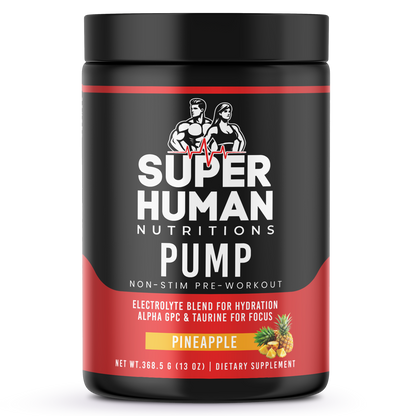 Non - Stim Pump Pre - Workout: Pineapple 312.5g w/ Natural Flavor