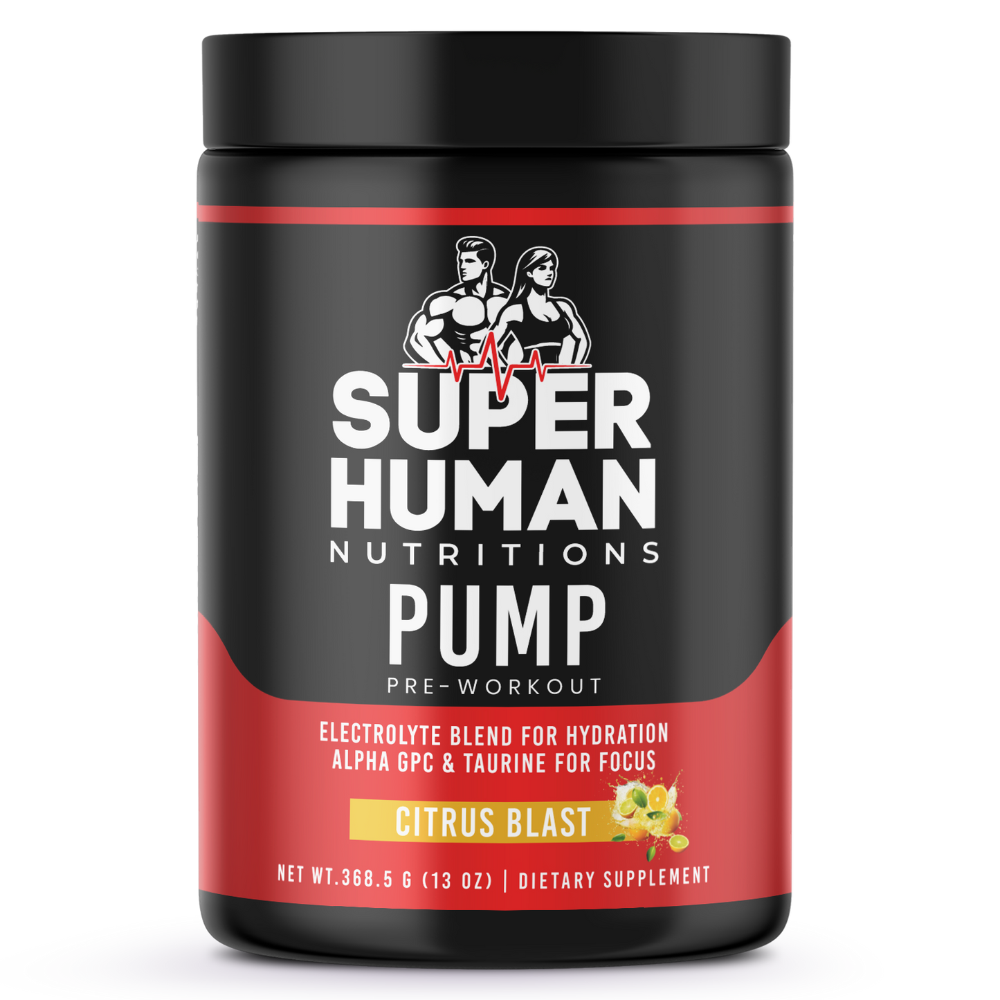 Pump Pre - Workout Citrus Blast 312g w/ Natural Flavor