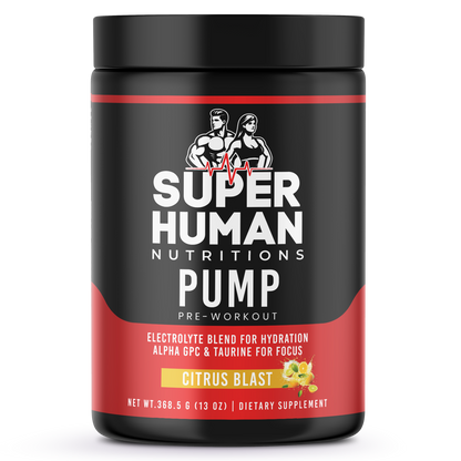 Pump Pre - Workout Citrus Blast 312g w/ Natural Flavor