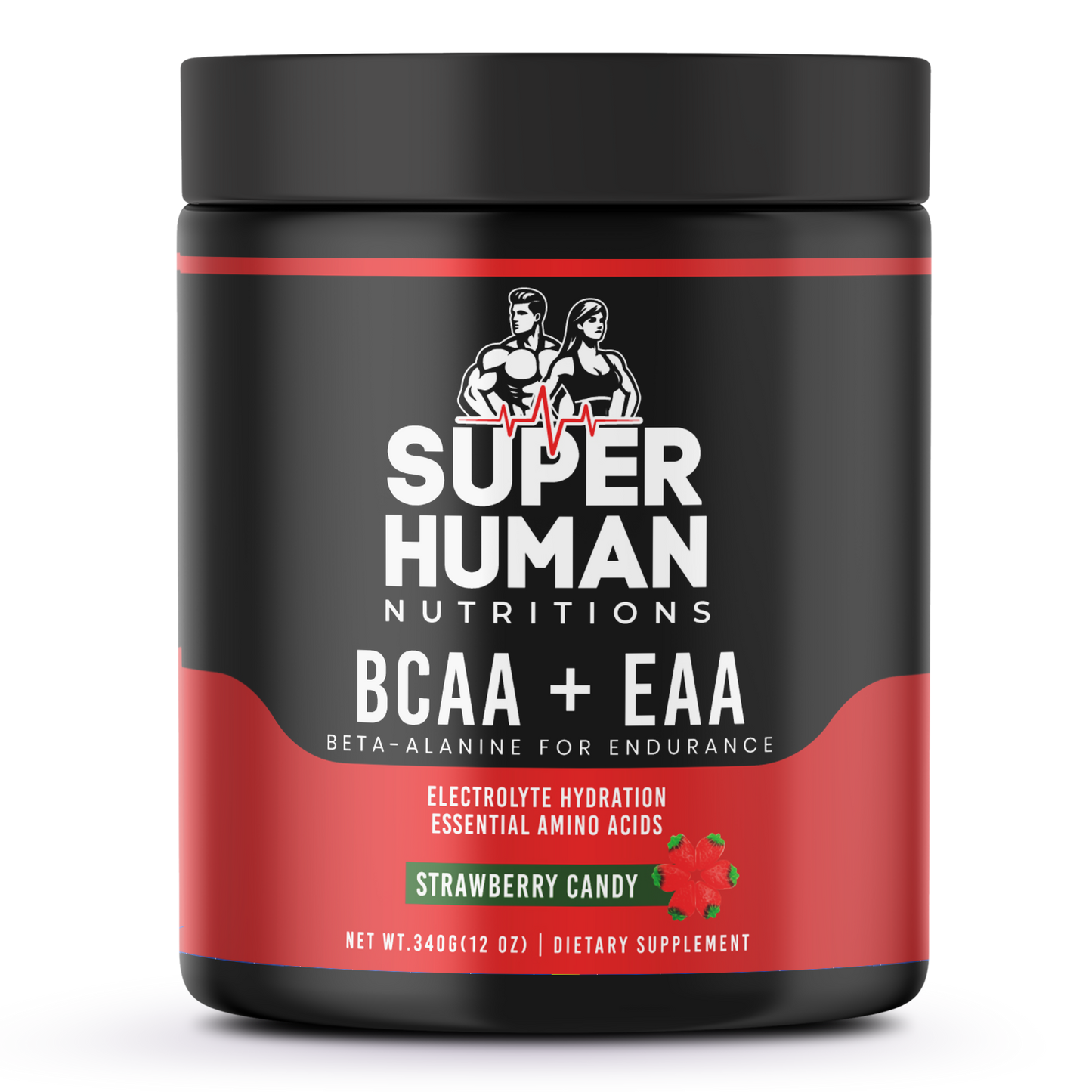 BCAA + EAA Strawberry Candy 300g w/Natural Flavor