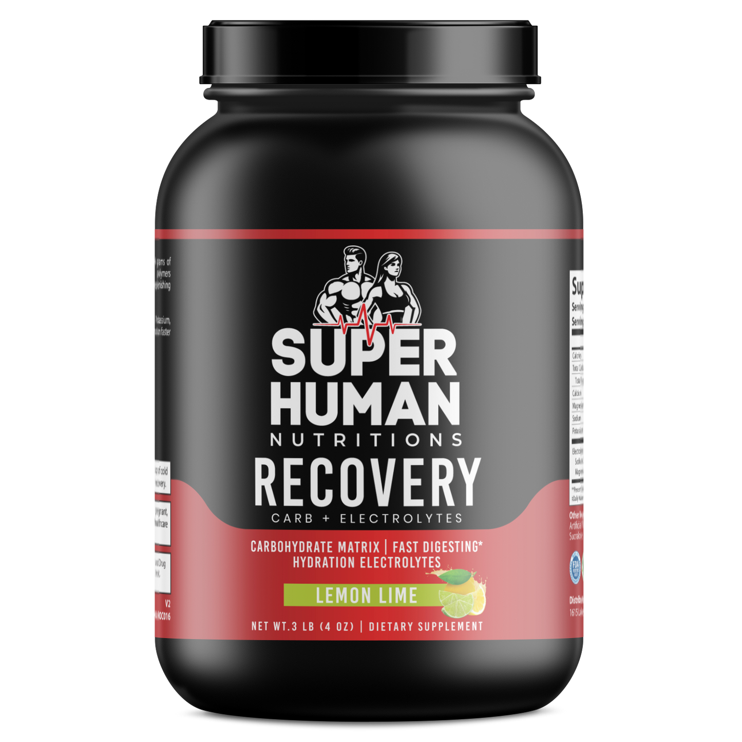 Recovery Carb + Electrolytes: Lemon Lime 1365g