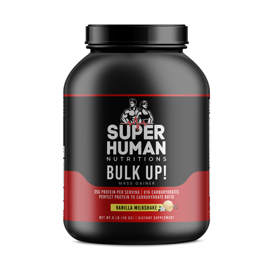 6lb Bulk Up! Mass Gainer Vanilla Milkshake w/Low Sugar