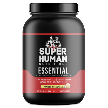 2.9lb Essential Meal Replacement Protein Vanilla Milkshake w/0% Added Suga