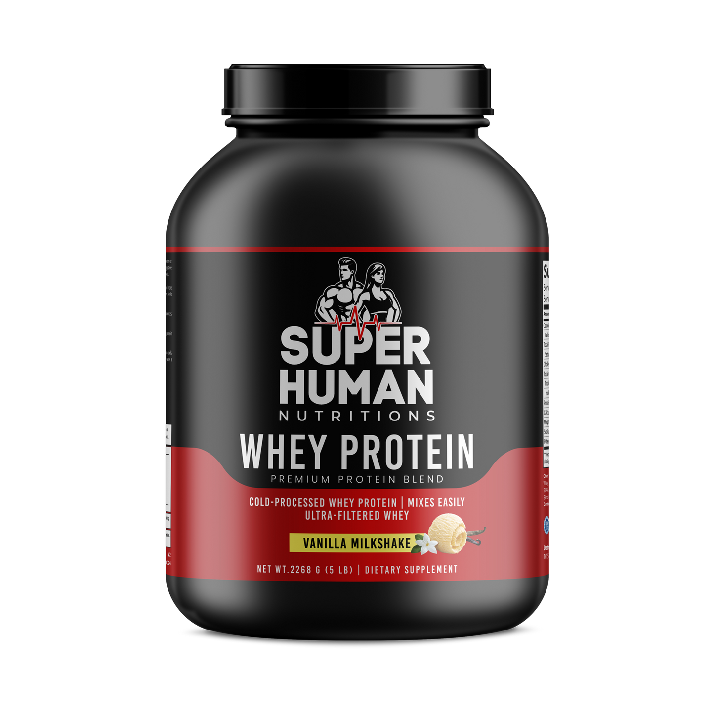 5lb Whey Protein Vanilla – 70 servings