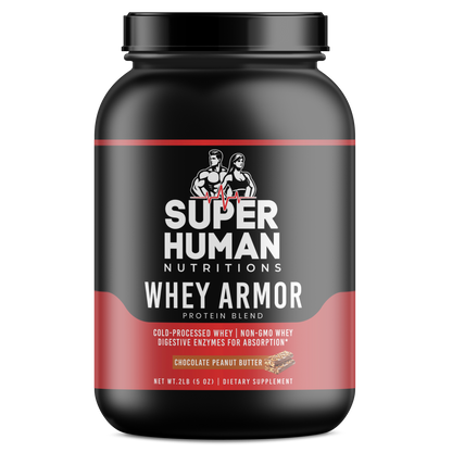 2lb Whey Armor Protein Chocolate Peanut Butter