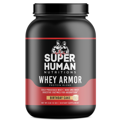2lb Whey Armor Protein Birthday Cake