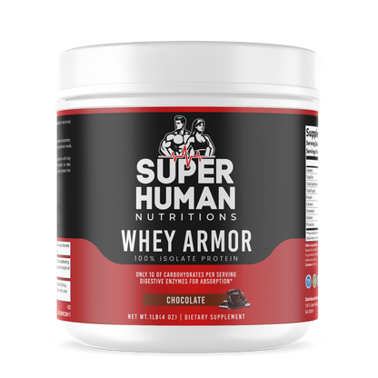 1lb 100% Whey Armor Isolate Protein Chocolate
