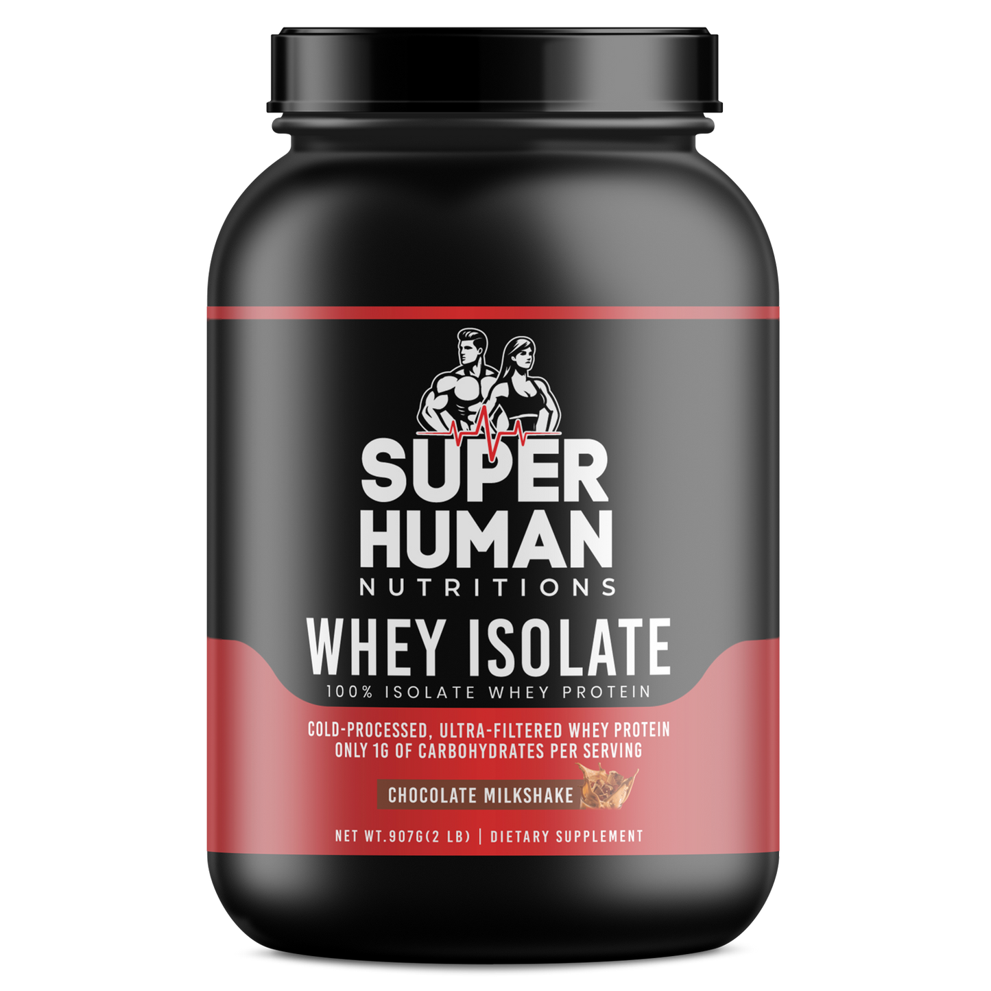 2lb 100% Whey Isolate Chocolate – 31 servings
