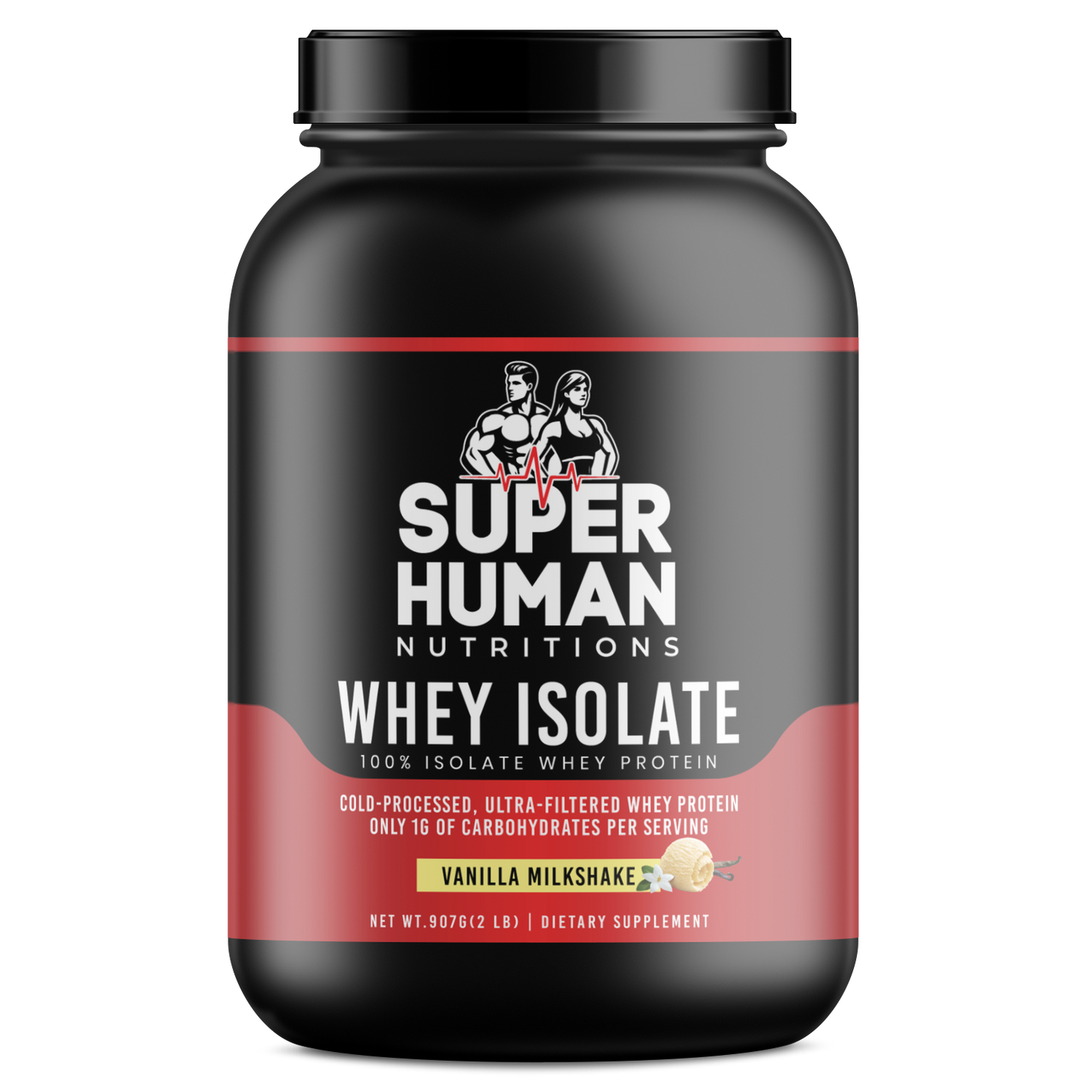 2lb 100% Whey Isolate Vanilla – 30 servings