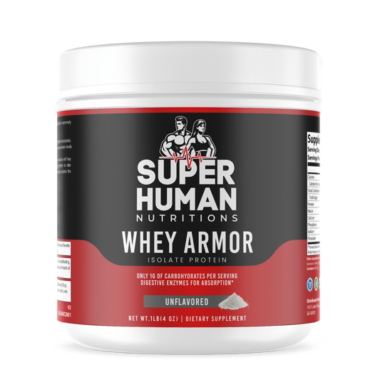 1lb Whey Armor Isolate Protein Unflavored