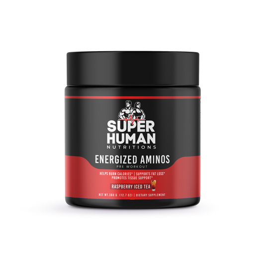 Energized Aminos Raspberry Iced Tea 360g – 40 servings