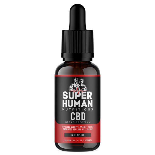 CBD Broad Spectrum (in Hemp Oil) – 500mg (1oz Tincture)