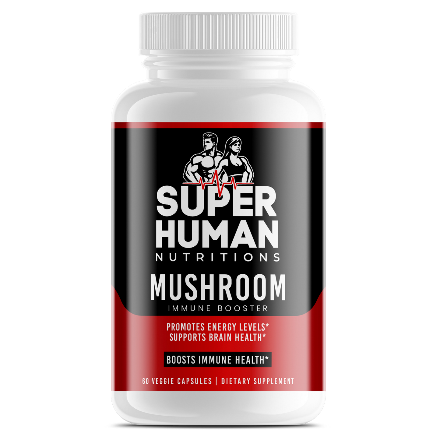 Mushroom Immune Booster: Chaga, Cordyceps, Reishi and Lion’s Mane