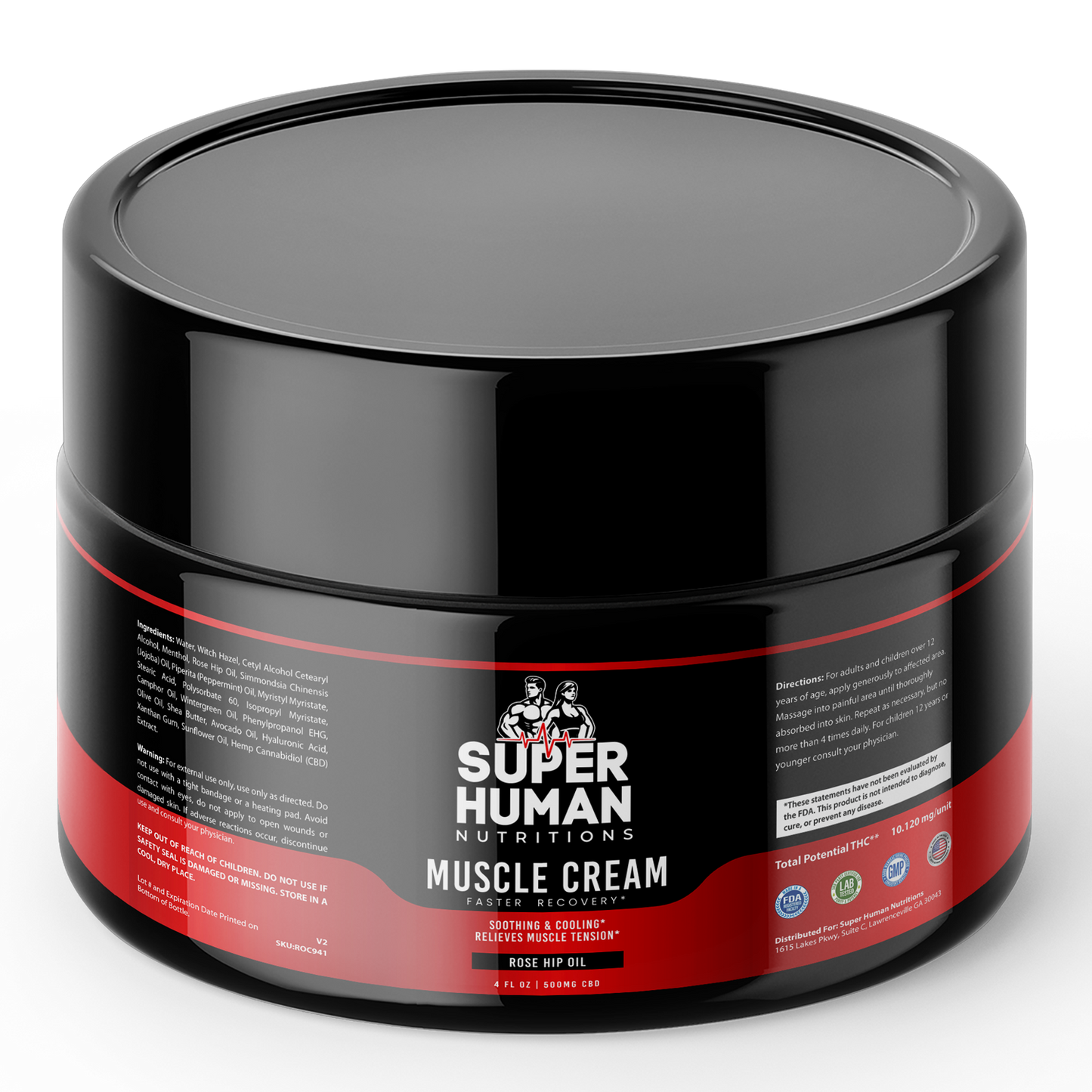 CBD Muscle Cream (4oz) 500mg
